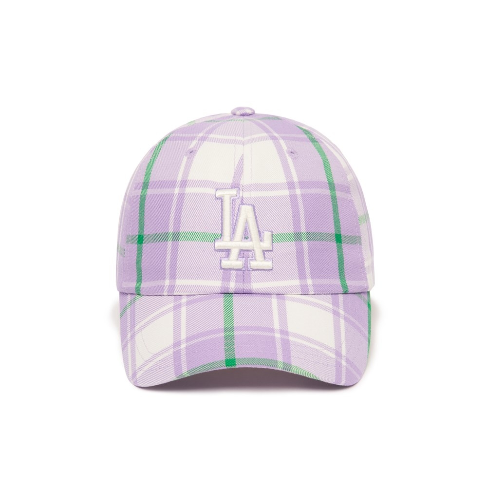 Nón MLB Checkerboard Ball Cap LA Dodgers L.Lavender