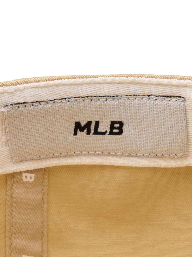 Nón MLB Korea Basic Medium Logo Unstructured Ball Cap LA Dodgers Beige
