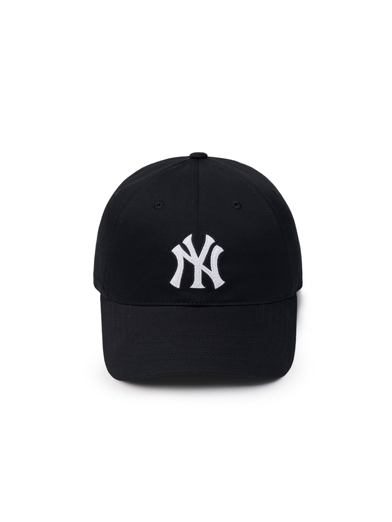 Nón MLB Korea Basic Medium Logo Unstructured Ball Cap New York Yankees Black