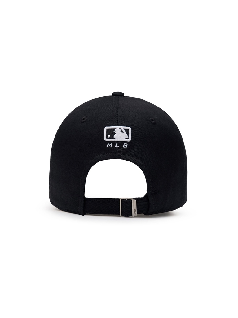 Nón MLB Korea Basic Medium Logo Unstructured Ball Cap New York Yankees Black
