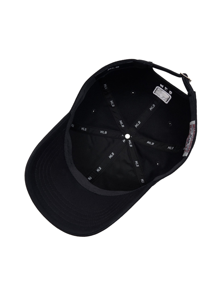 Nón MLB Korea Basic Medium Logo Unstructured Ball Cap New York Yankees Black