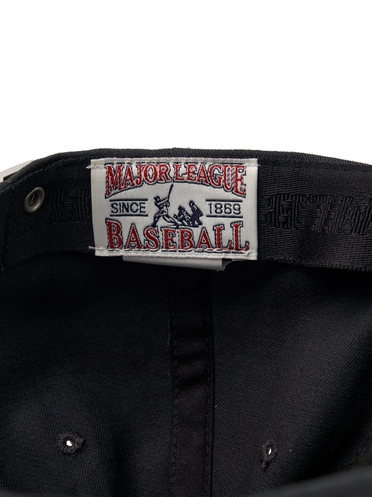 Nón MLB Korea Basic Coopers Washed Unstructured Ball Cap New York Yankees Black