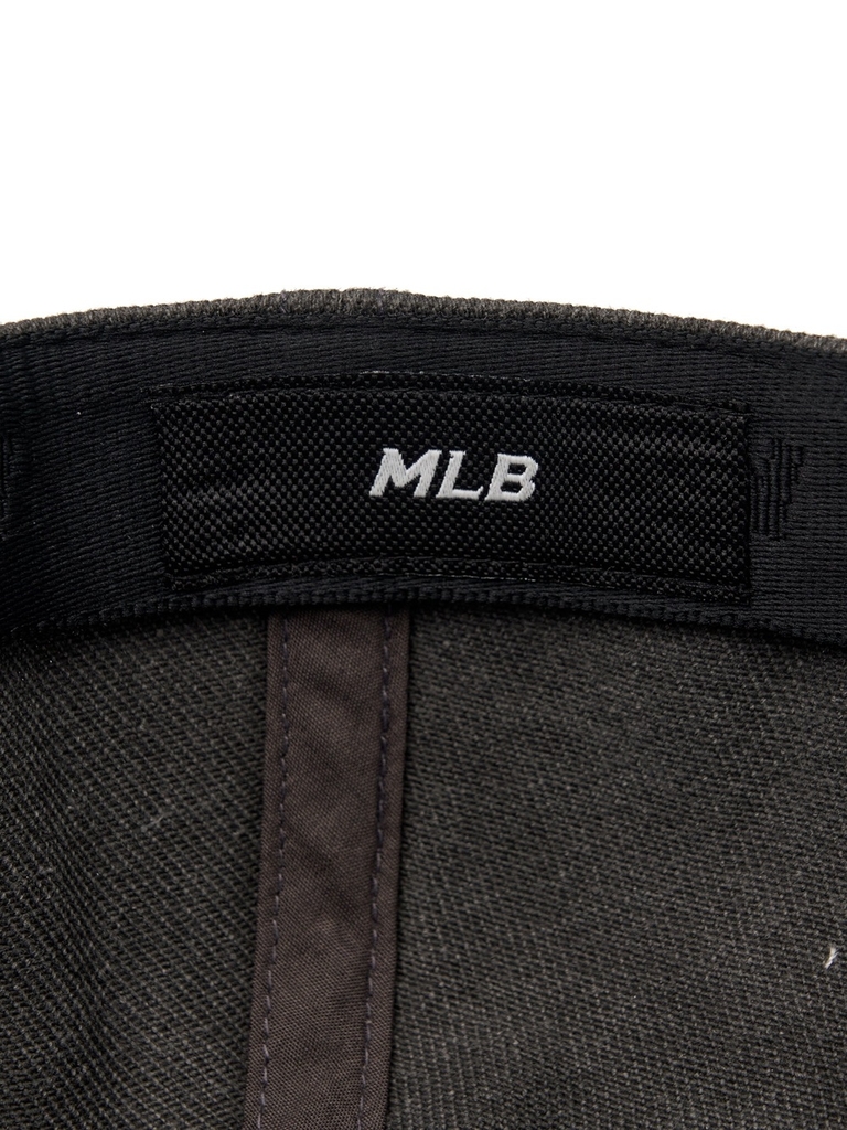 Nón MLB Korea Varsity Lettering Color Denim Unstructured Ball Cap New York Yankees Grey