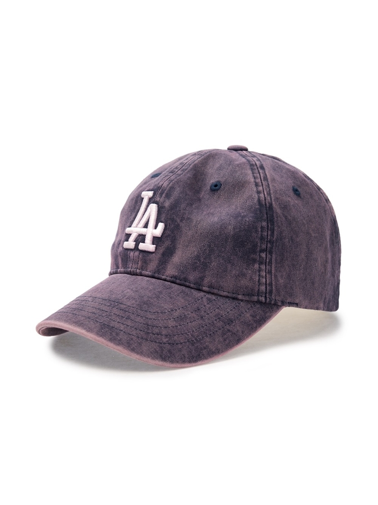 Nón MLB Korea Heavy Washed Unstructured Ball Cap LA Dodgers Navy