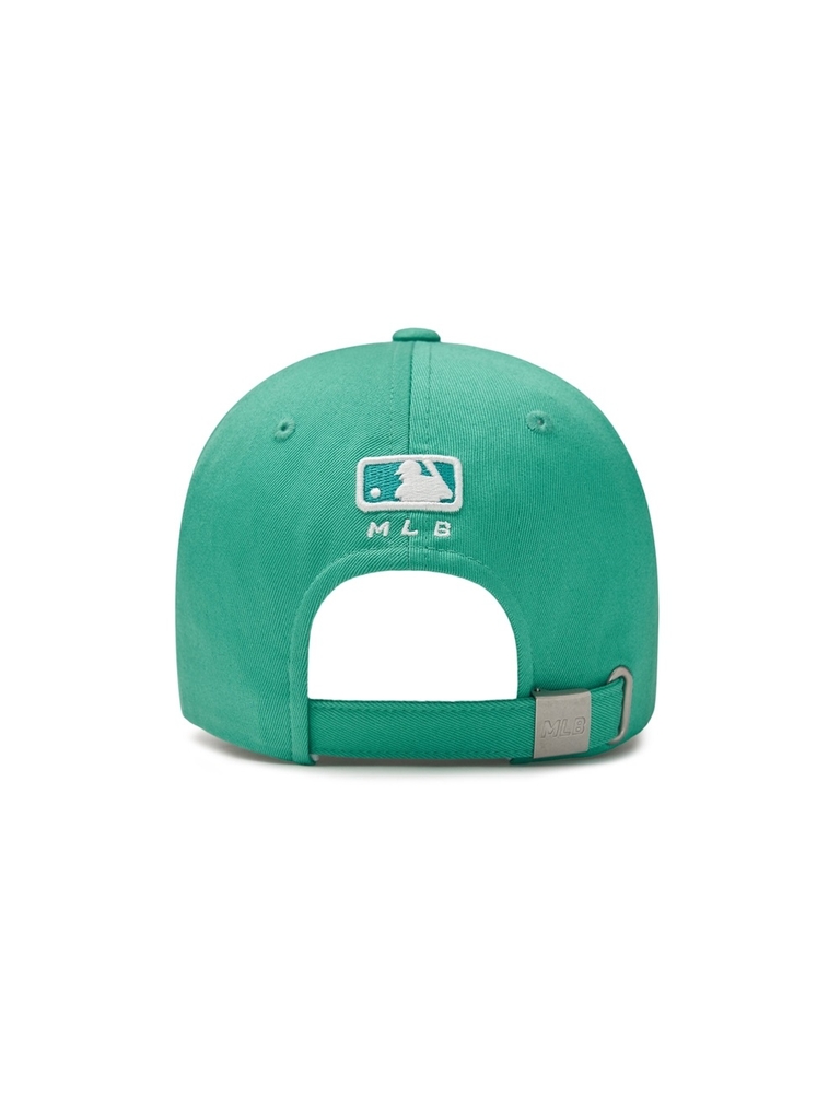 Nón MLB Korea Cursive Lettering Unstructured Ball Cap Oakland Athletics Green
