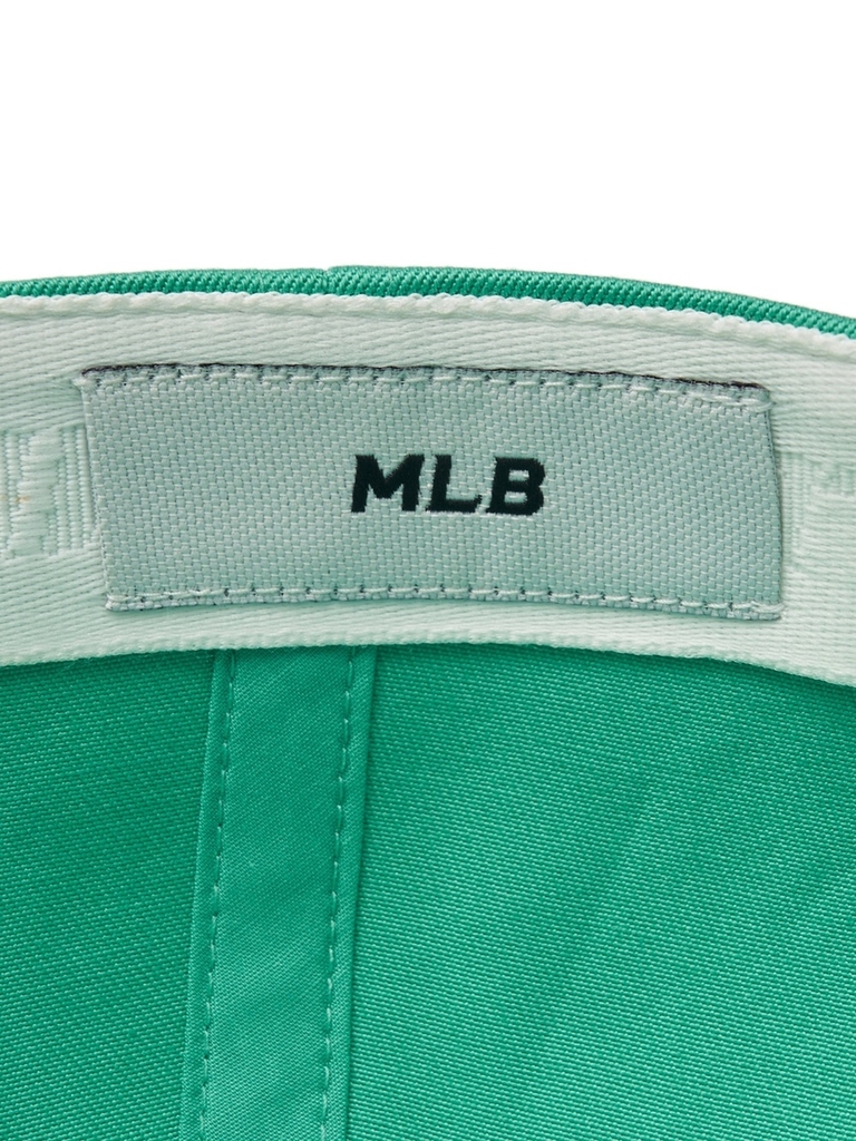 Nón MLB Korea Cursive Lettering Unstructured Ball Cap Oakland Athletics Green