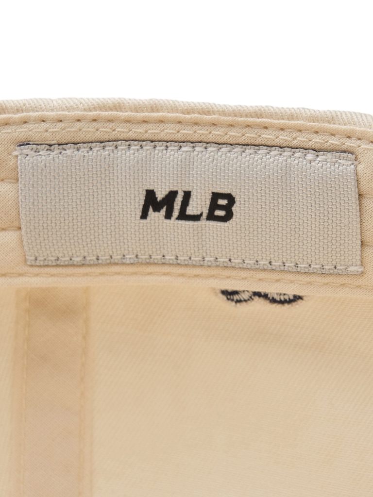 Nón MLB Korea Lettering Color Block Unstructured Ball Cap Boston Red Sox Navy