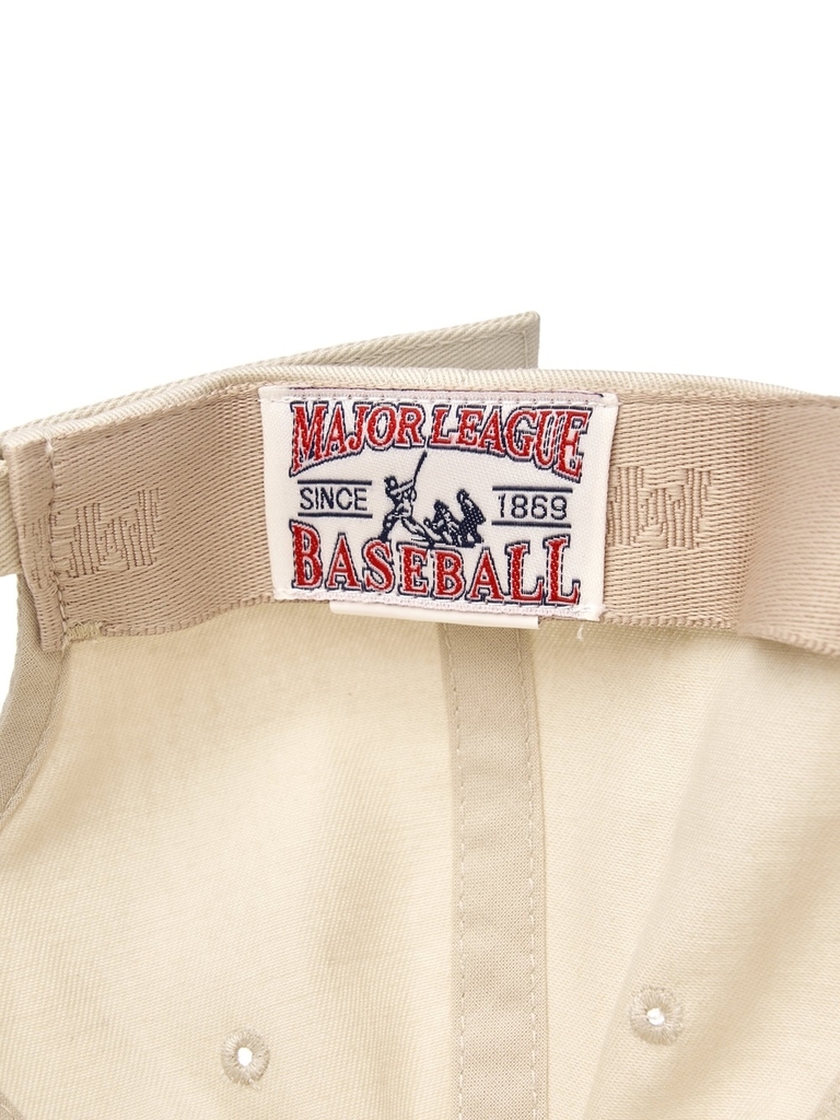 Nón MLB Korea Nanologo Unstructured Ball Cap Boston Red Sox Sand