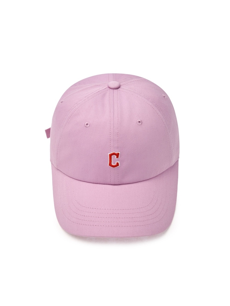 Nón MLB Korea Nanologo Unstructured Ball Cap Cleveland Guardians Purple
