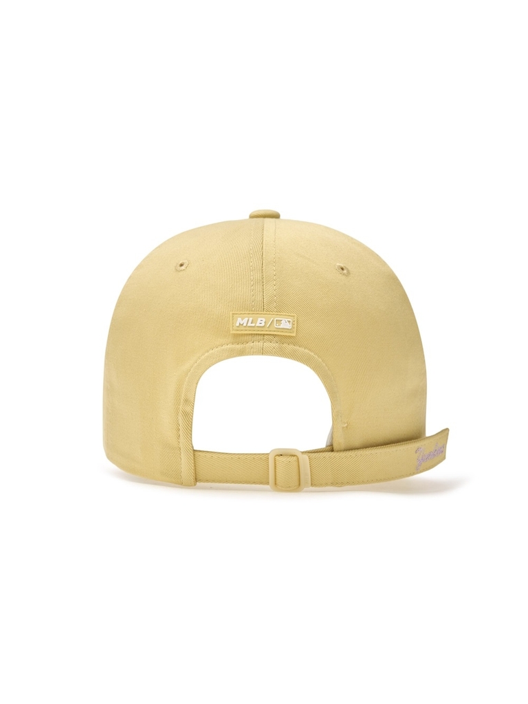 Nón MLB Korea Nanologo Unstructured Ball Cap New York Yankees Yellow