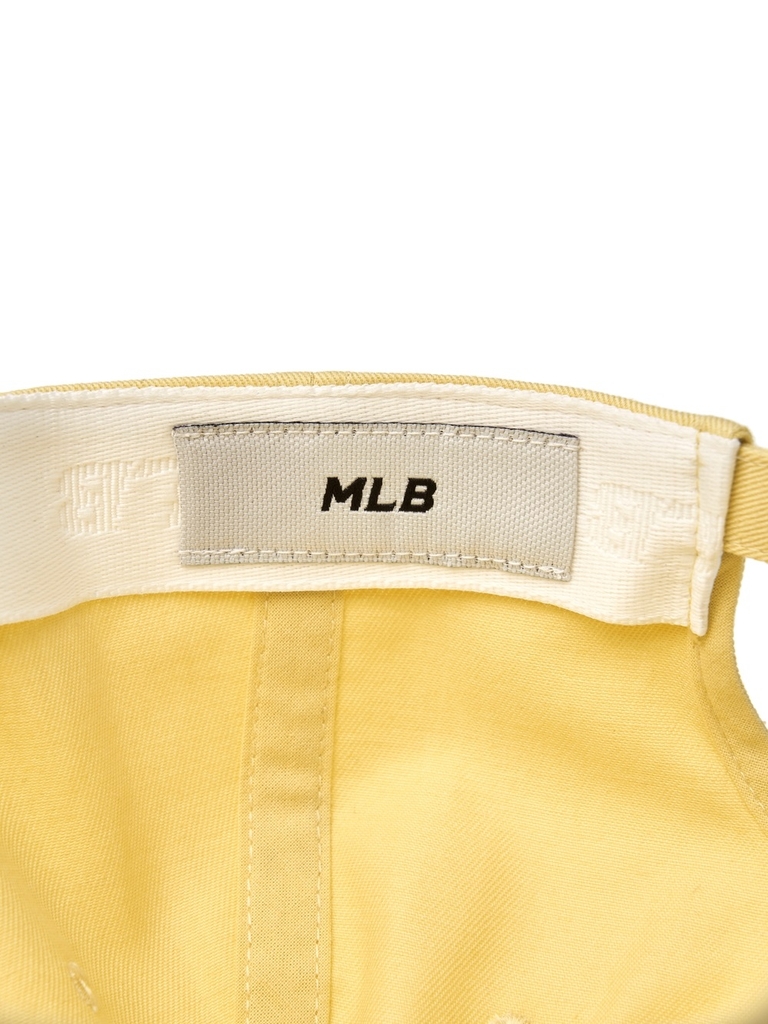 Nón MLB Korea Nanologo Unstructured Ball Cap New York Yankees Yellow