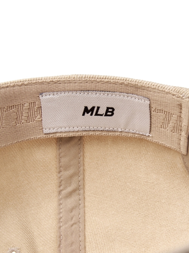 Nón MLB Korea Varsity Lettering Pigment Unstructured Ball Cap Boston Red Sox Beige