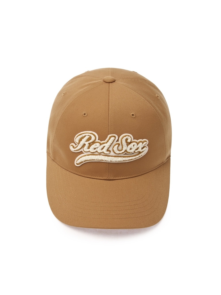 Mũ Lưỡi Trai MLB Varsity Cultivator Buckle Logo Unstructured Ball Cap Boston Red Sox Camel