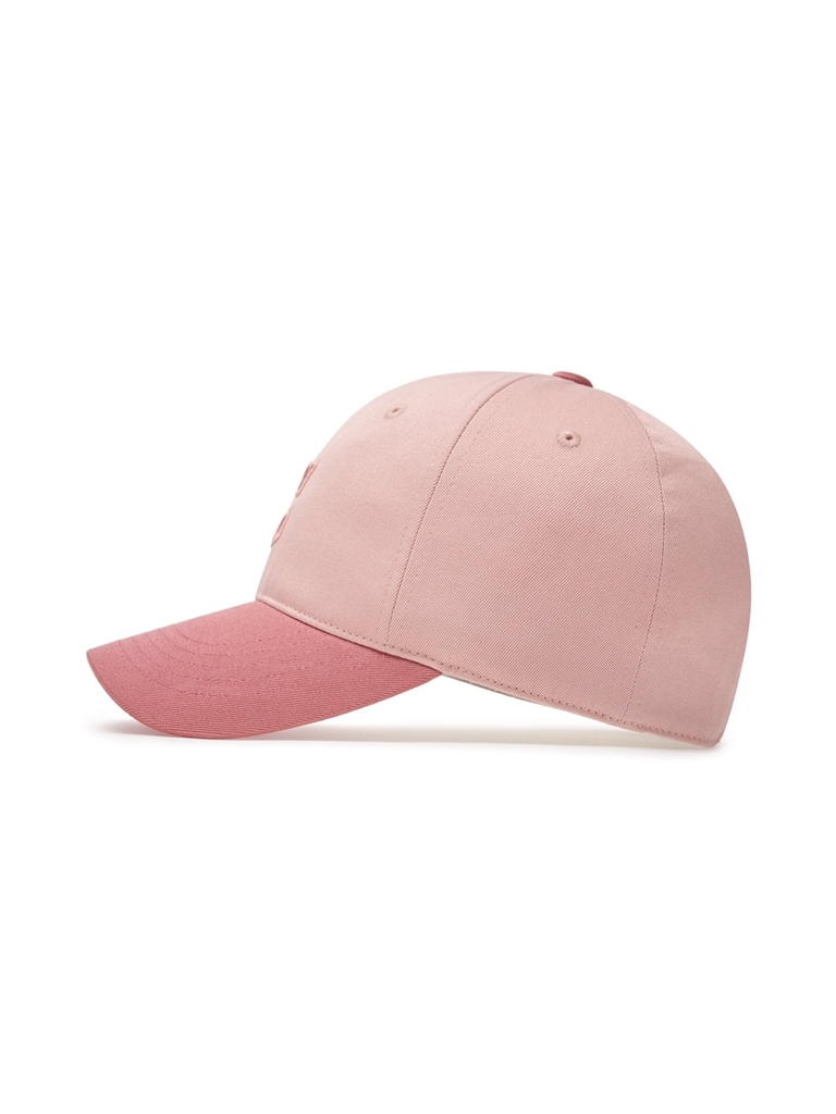 Nón MLB Korea Varsity One Point Color Block Unstructured Ball Cap Cleveland Guardians Pink