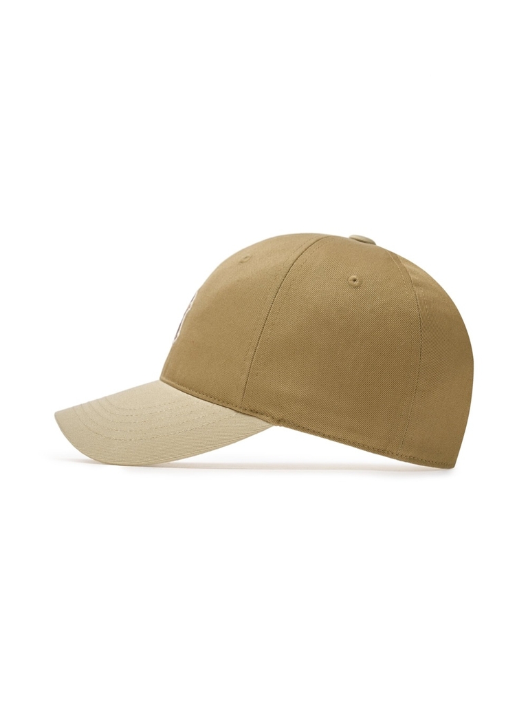 Nón MLB Korea Varsity One Point Color Block Unstructured Ball Cap New York Yankees Beige