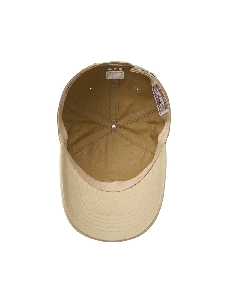 Nón MLB Korea Varsity One Point Color Block Unstructured Ball Cap New York Yankees Beige