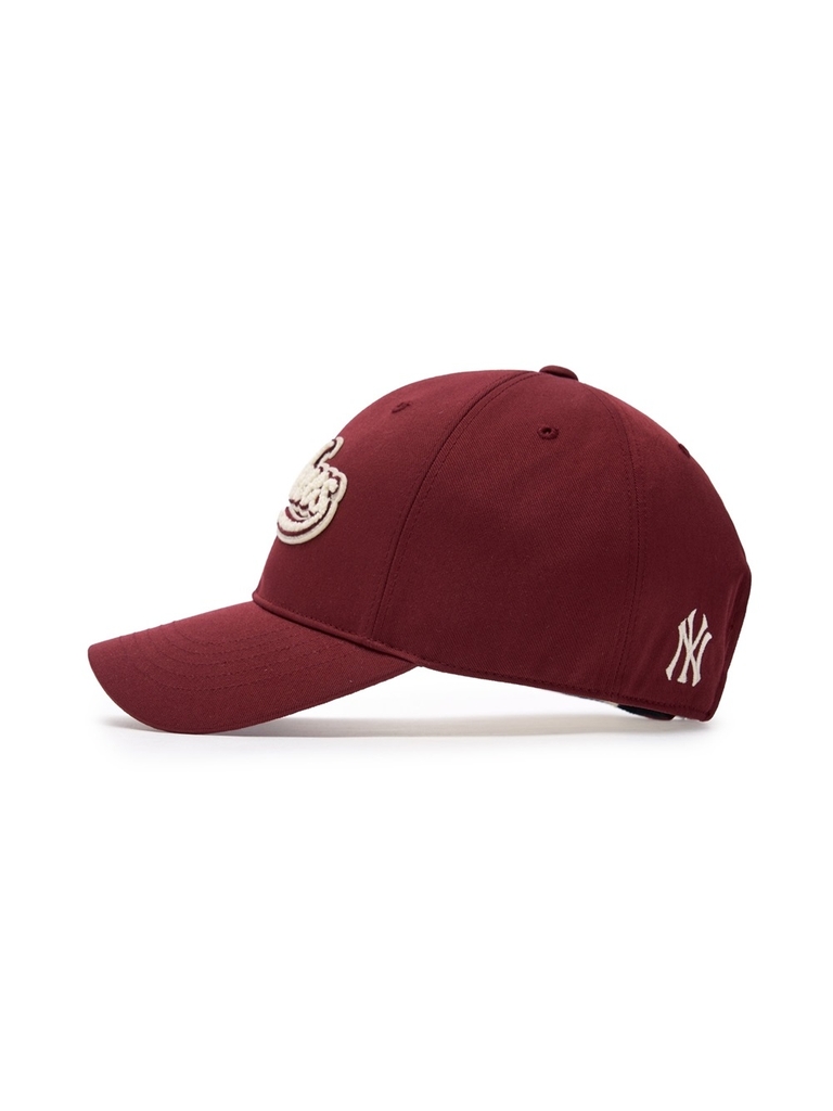 Mũ Lưỡi Trai MLB Varsity Cultivator Buckle Logo Unstructured Ball Cap New York Yankees Burgundy