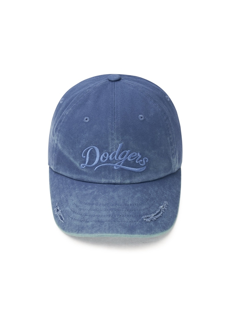 Nón MLB Korea Vintage Culsive Unstructured Ball Cap LA Dodgers Indigo