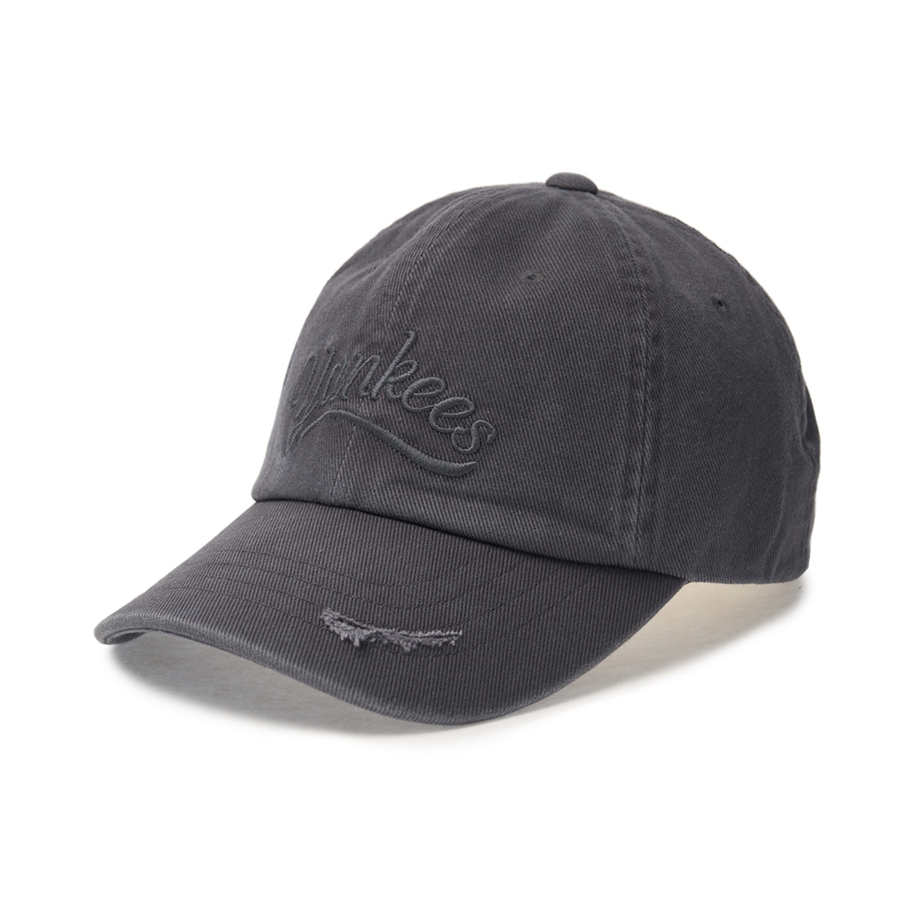 Nón MLB Korea Vintage Culsive Unstructured Ball Cap New York Yankees Grey