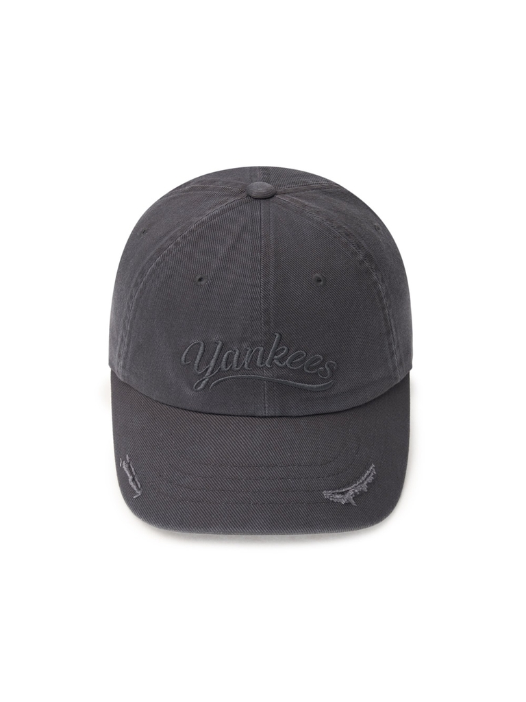 Nón MLB Korea Vintage Culsive Unstructured Ball Cap New York Yankees Grey