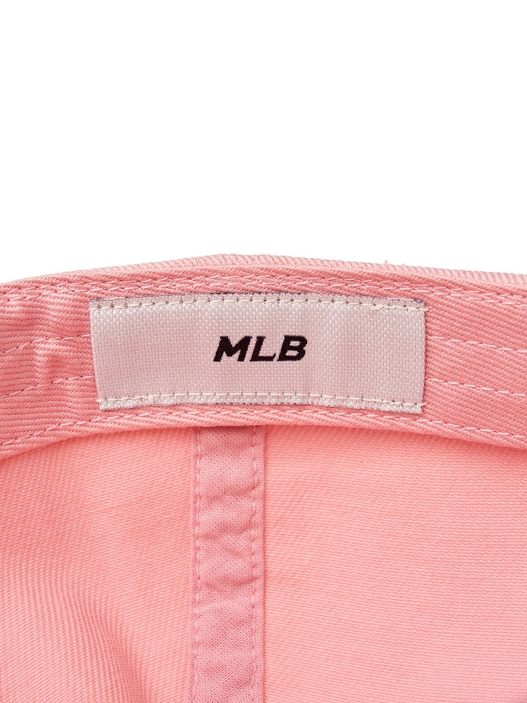 Nón MLB Korea Varsity Vintage Culsive Color Block Unstructured Ball Cap New York Yankees Pink
