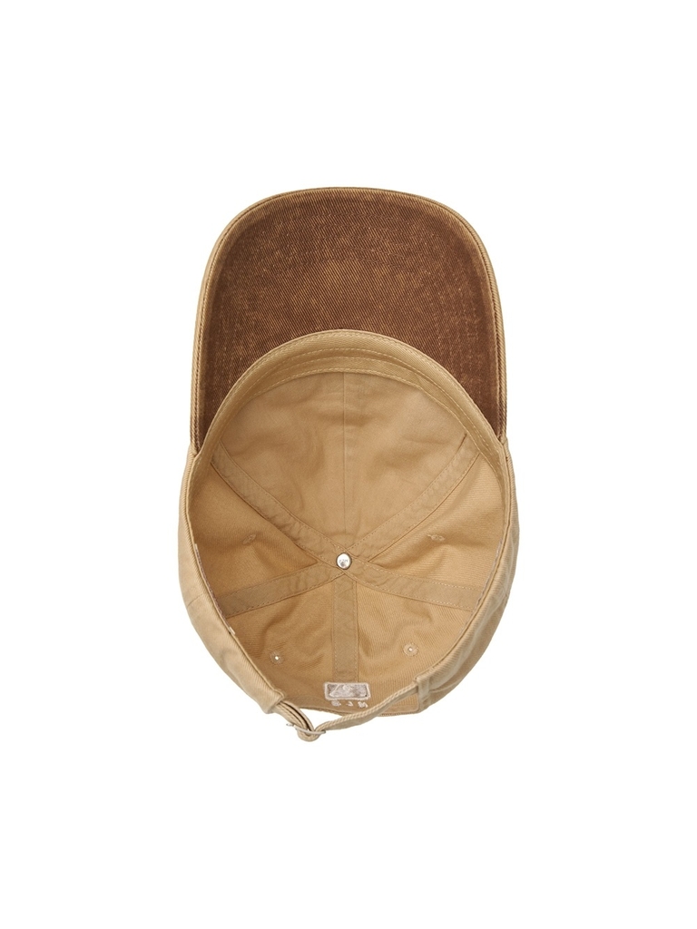 Nón MLB Korea Varsity Vintage Culsive Color Block Unstructured Ball Cap New York Yankees Sand