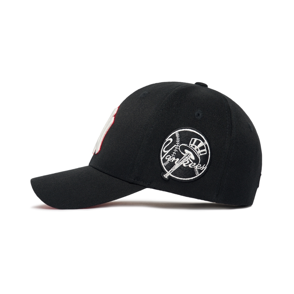 Nón MLB Circle Stamp Bal Cap New York Yankees Black