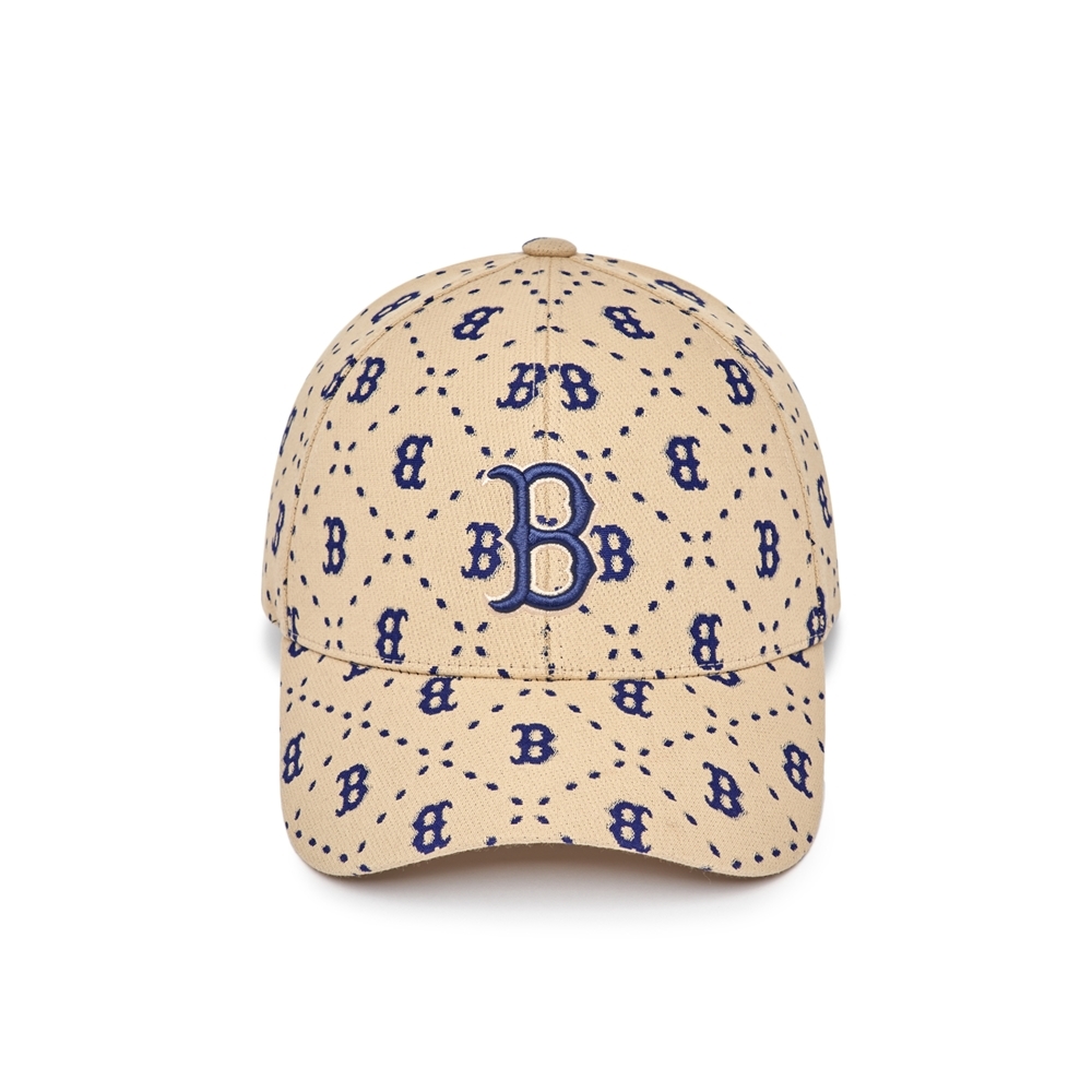 Nón MLB Diamond Monogram Structured Ball Cap Boston Red Sox L.Sand