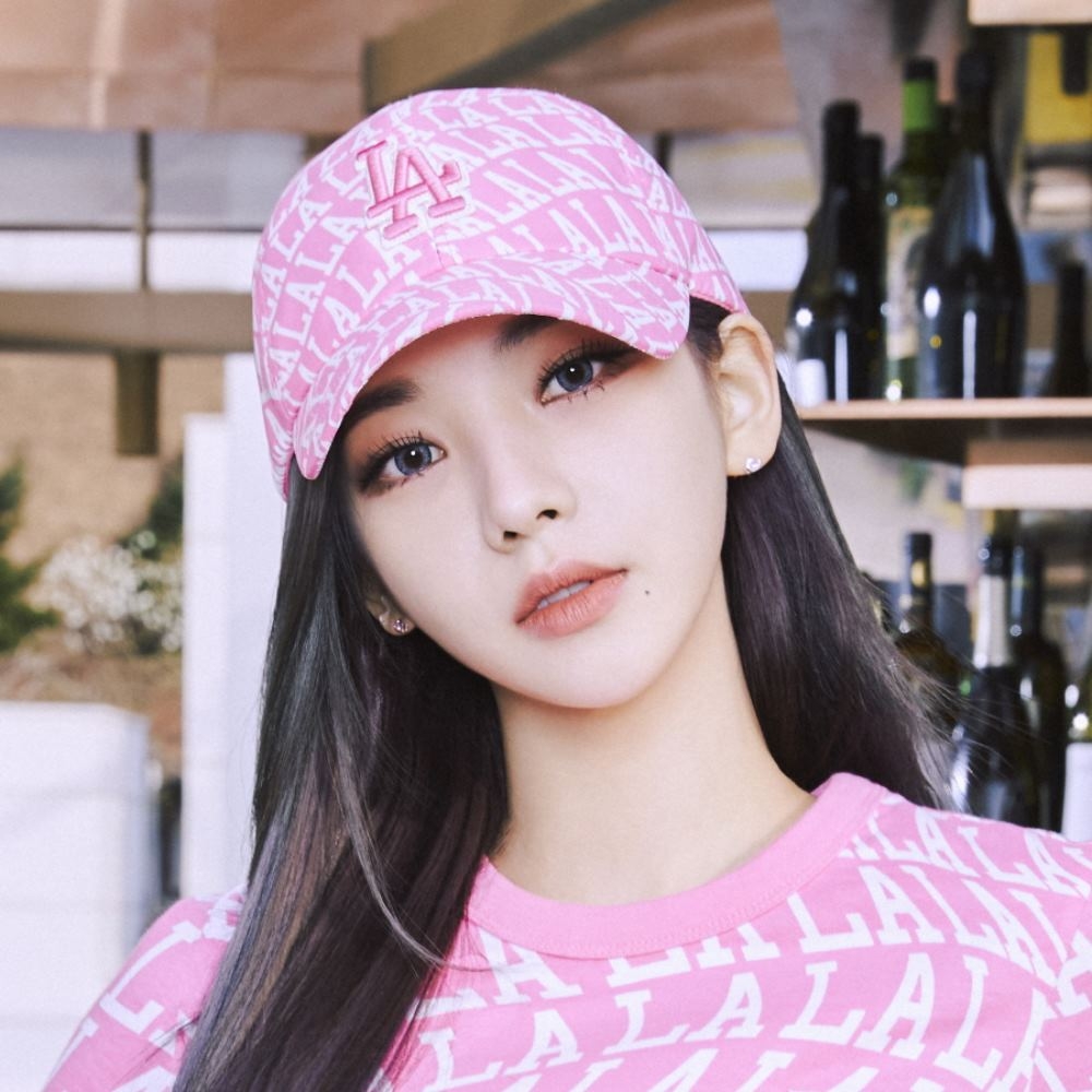 Nón MLB Illusion Logo Ball Cap LA Dodgers Pink