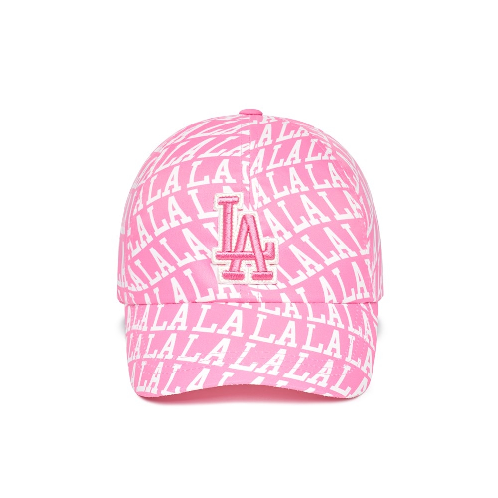 Nón MLB Illusion Logo Ball Cap LA Dodgers Pink