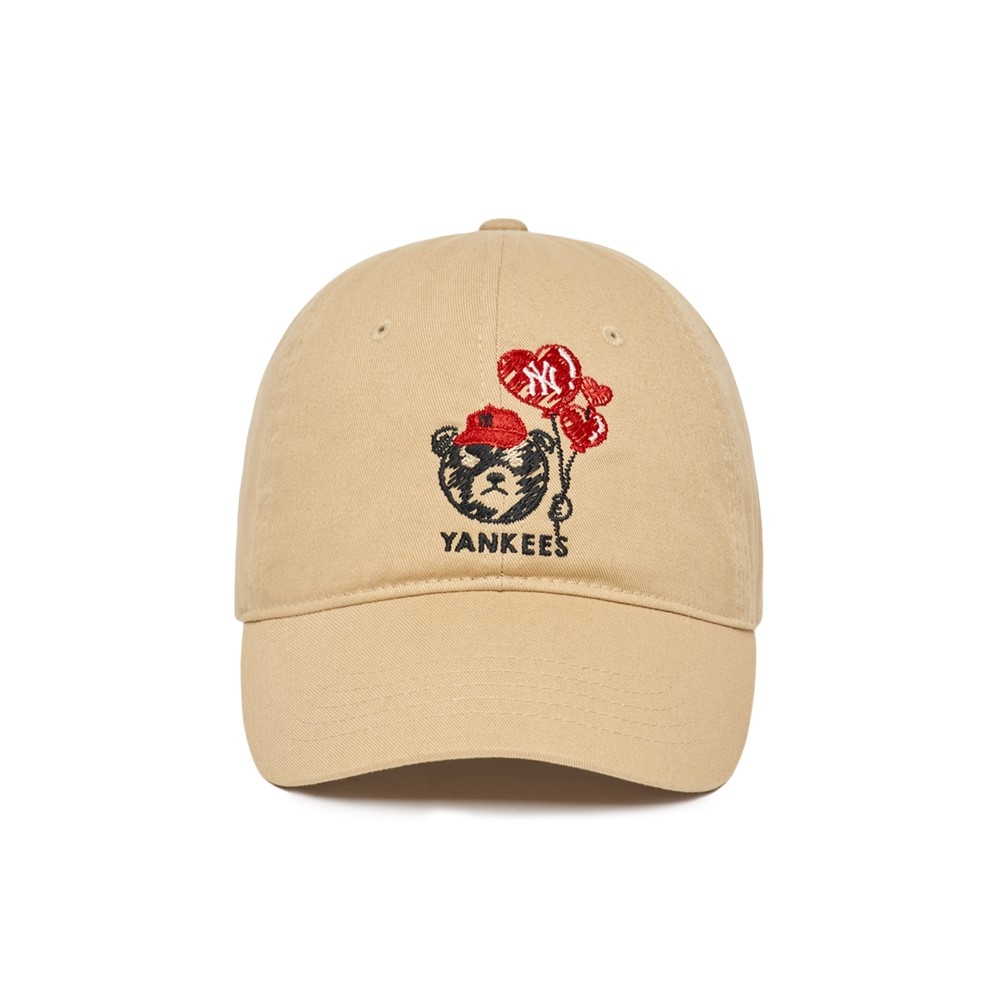 Nón MLB Mega Bear Ball Cap New York Yankees D.Beige