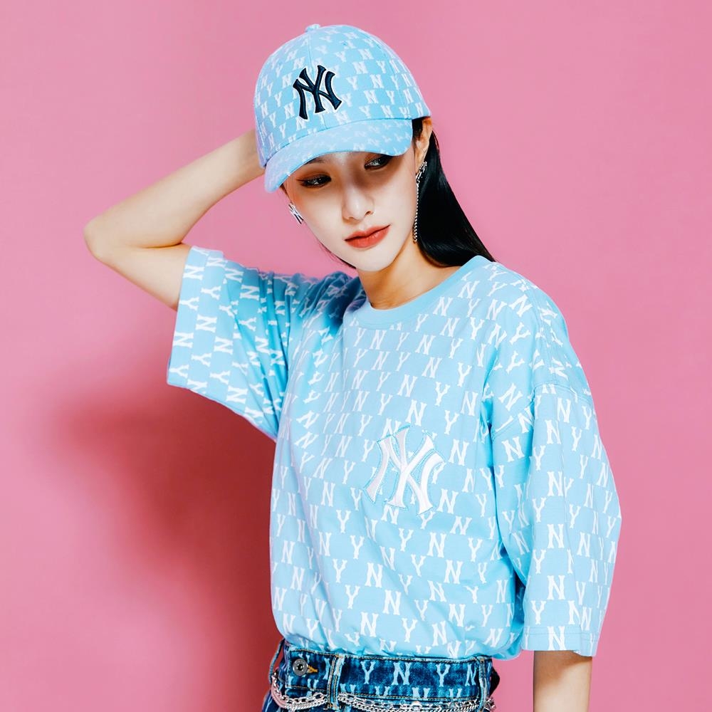 Nón MLB Monogram Classic Ball-Cap New York Yankees L.Blue