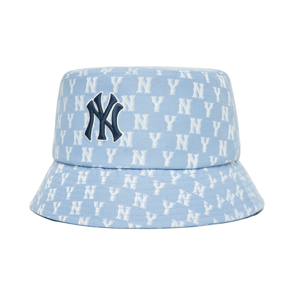 Nón MLB Monogram Classic Bucket Hat New York Yankees L.Blue
