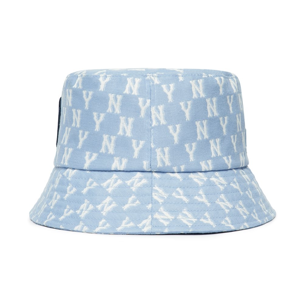 Nón MLB Monogram Classic Bucket Hat New York Yankees L.Blue