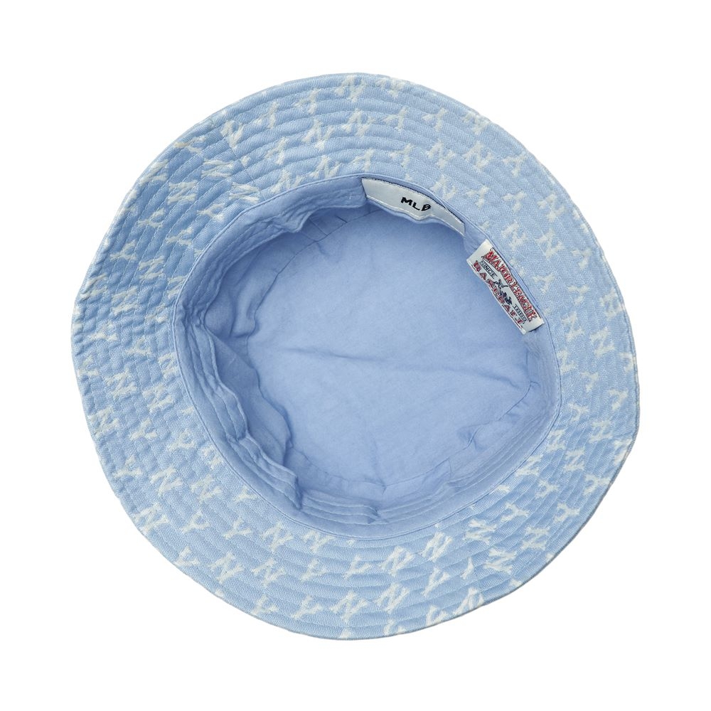 Nón MLB Monogram Classic Bucket Hat New York Yankees L.Blue