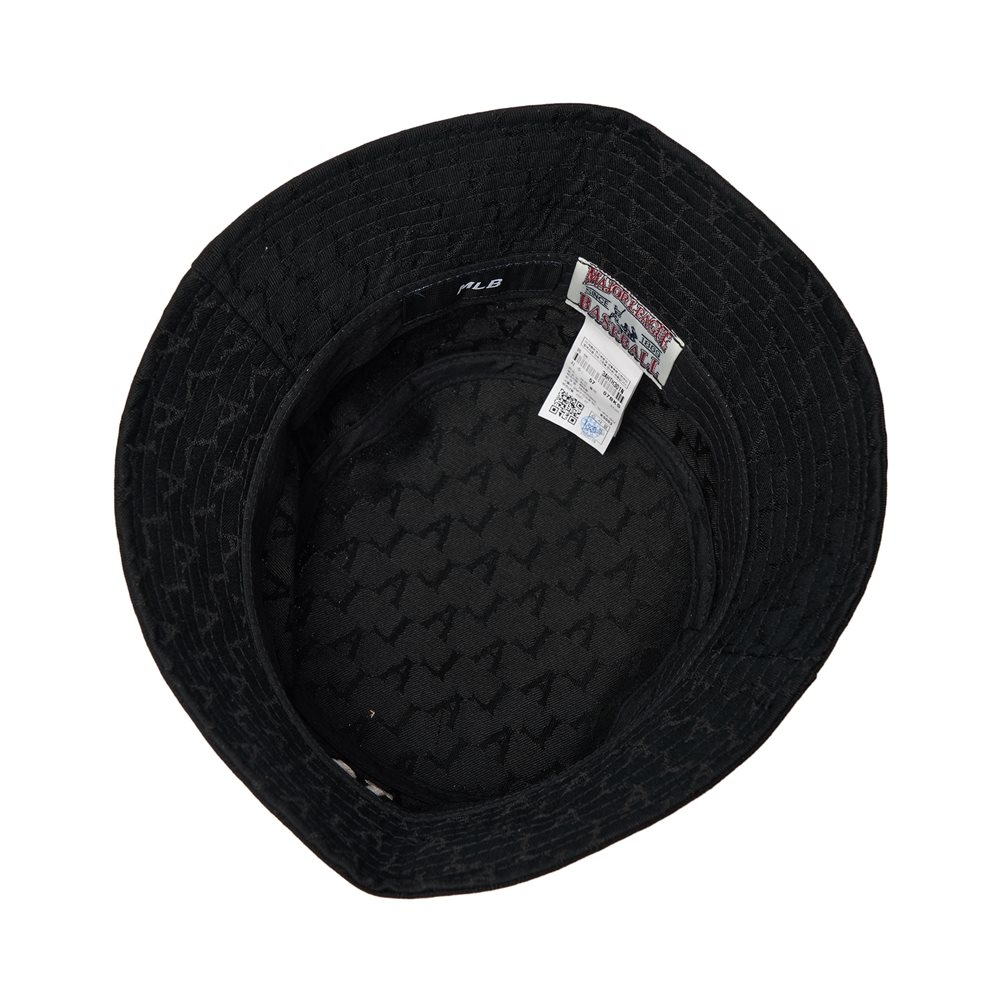 Nón MLB Monogram Classic Jacquard Bucket Hat LA Dodgers Black