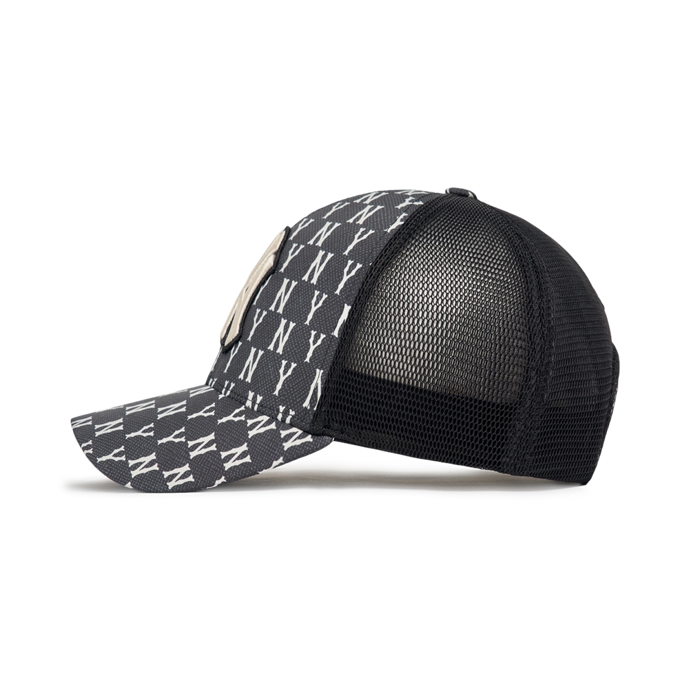 Nón MLB Monogram Classic Mesh Cap New York Yankees Black