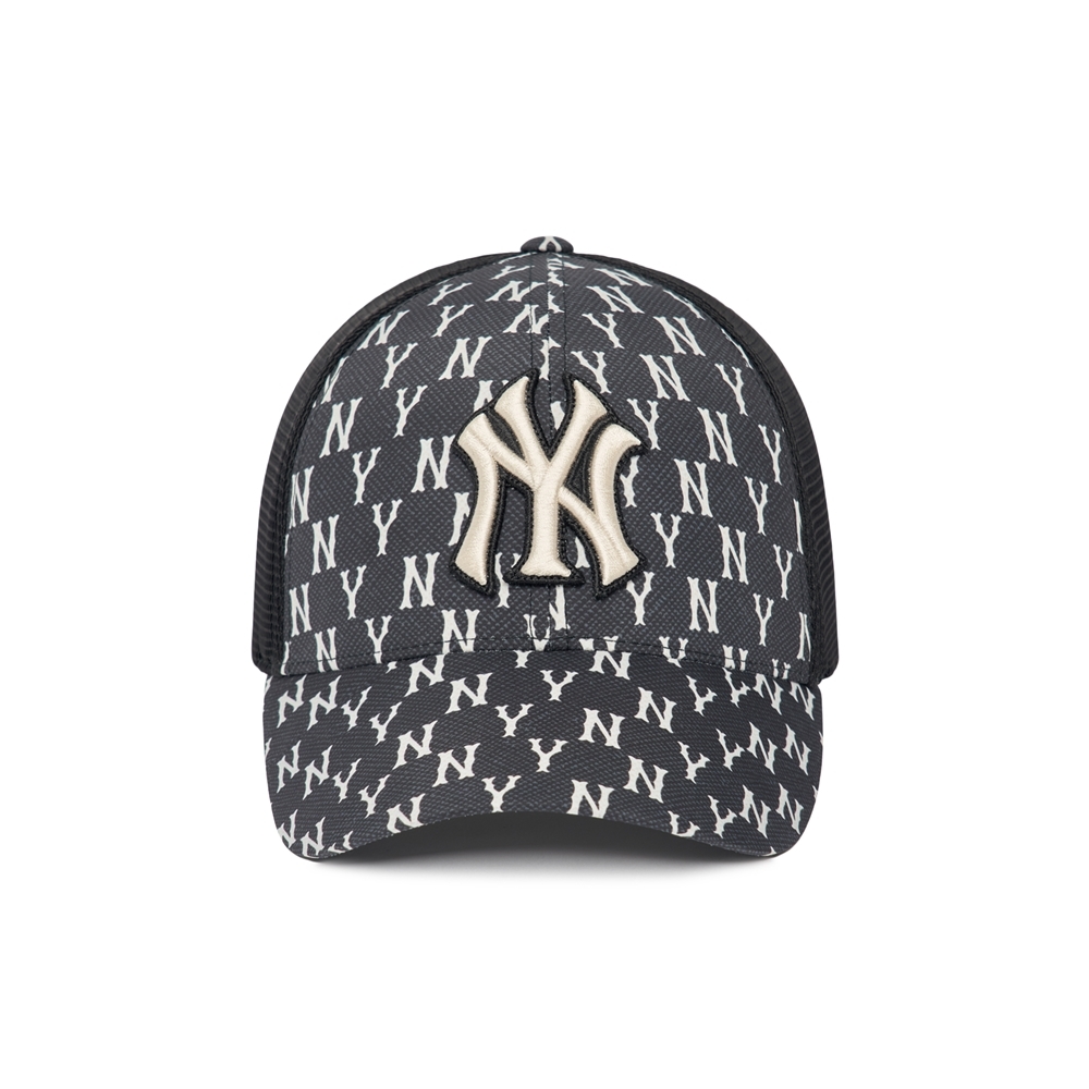 Nón MLB Monogram Classic Mesh Cap New York Yankees Black