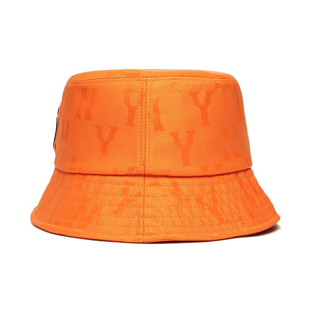 Nón MLB Monogram Nylon Bucket Hat New York Yankees Orange