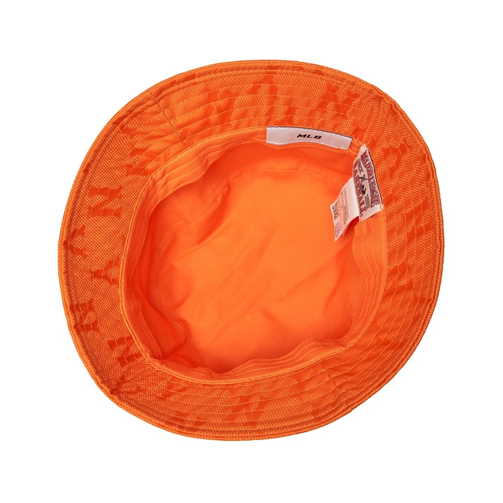 Nón MLB Monogram Nylon Bucket Hat New York Yankees Orange