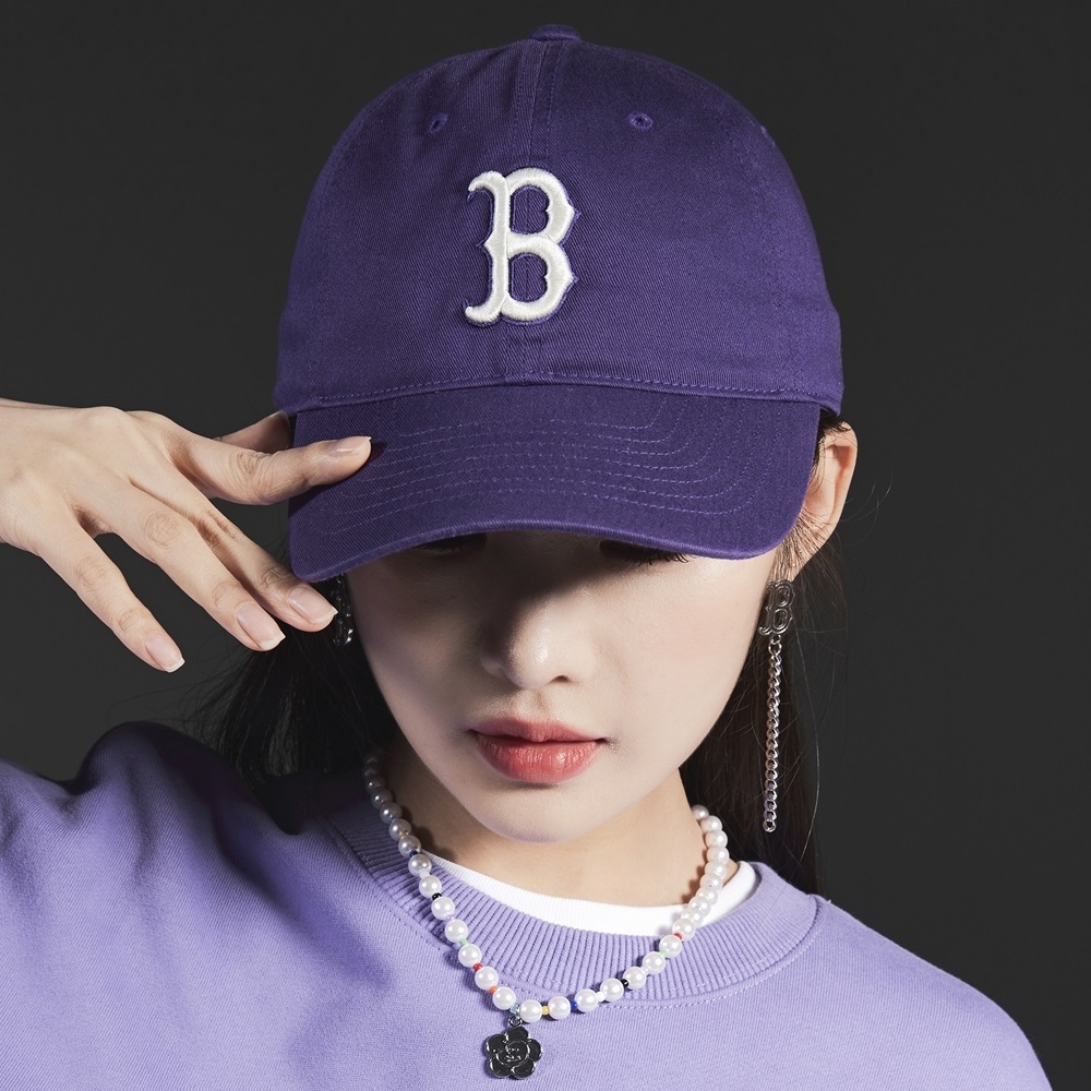 Nón MLB N-COVER Unstructured Ball Cap Boston Red Sox Purple