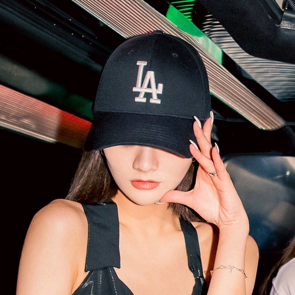 Nón MLB New Fit Structure Ball Cap LA Dodgers Black