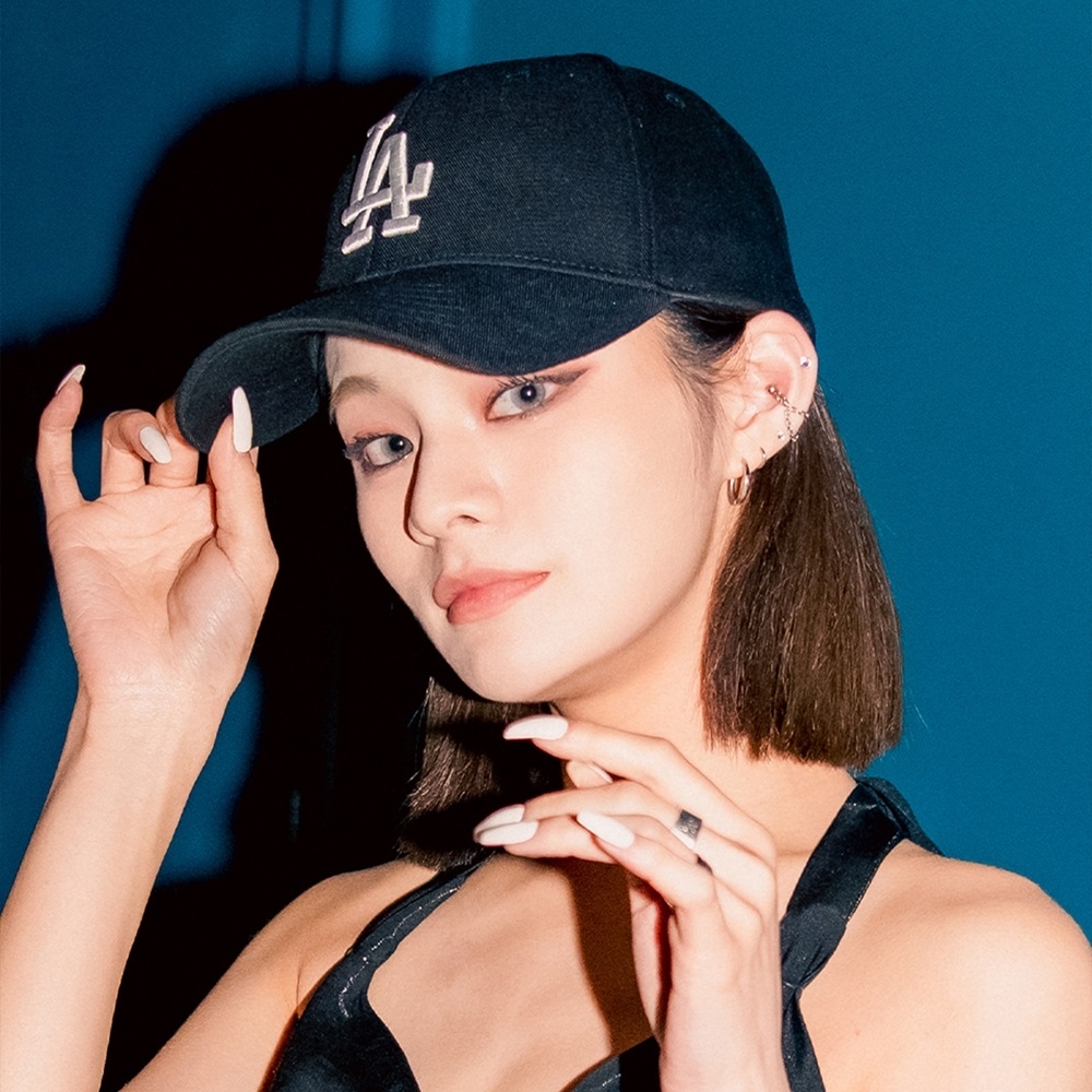 Nón MLB New Fit Structure Ball Cap LA Dodgers Black