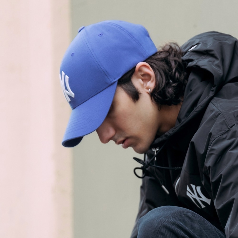 Nón MLB New Fit Structure Ball Cap New York Yankees M.Persian Blue