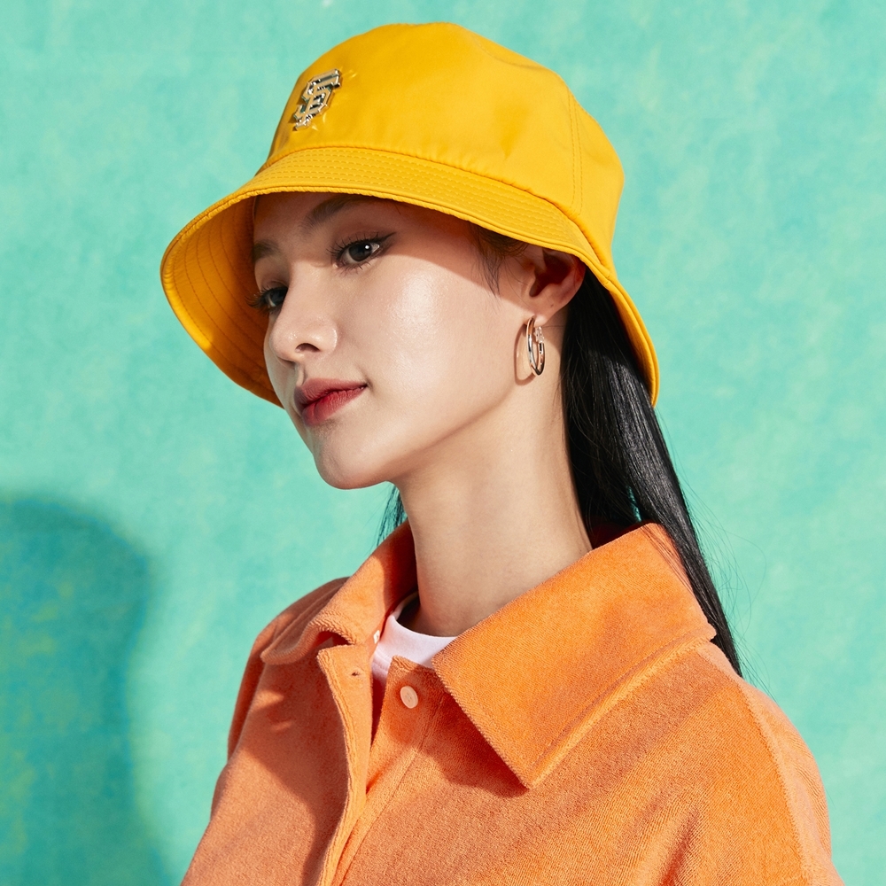 Nón MLB Nylon Basic Bucket Hat San Francisco Giants Orange