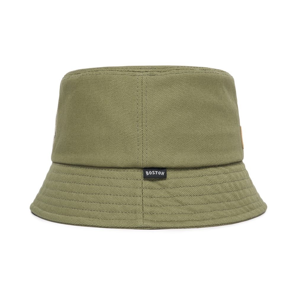 Nón MLB Oxford Bucket Hat Boston Red Sox Khaki