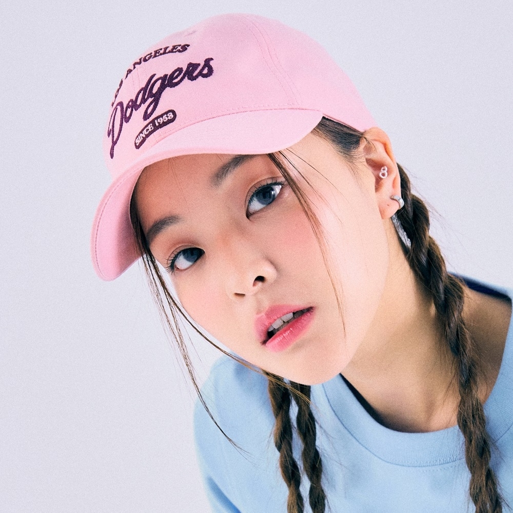 Nón MLB Varsity Lettering Ball Cap LA Dodgers Peach