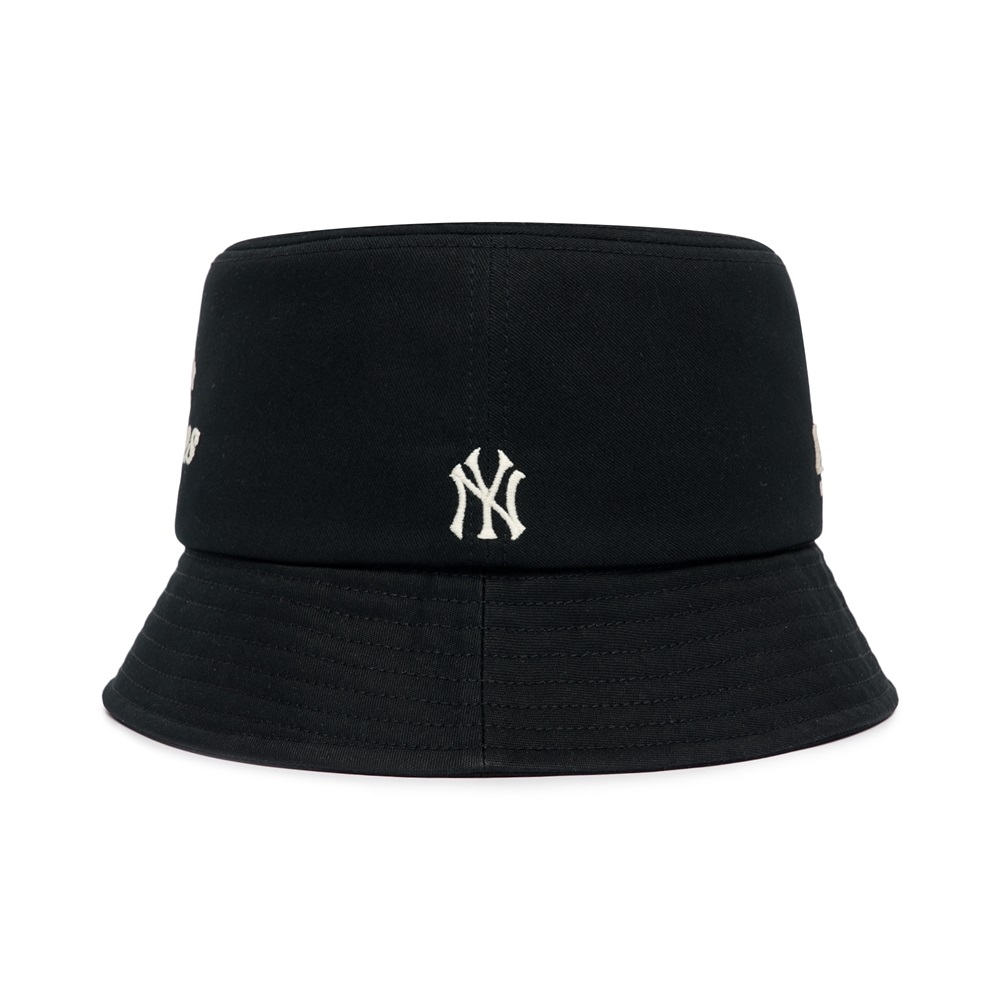 Nón MLB Varsity Lettering Bucket Hat New York Yankees Black
