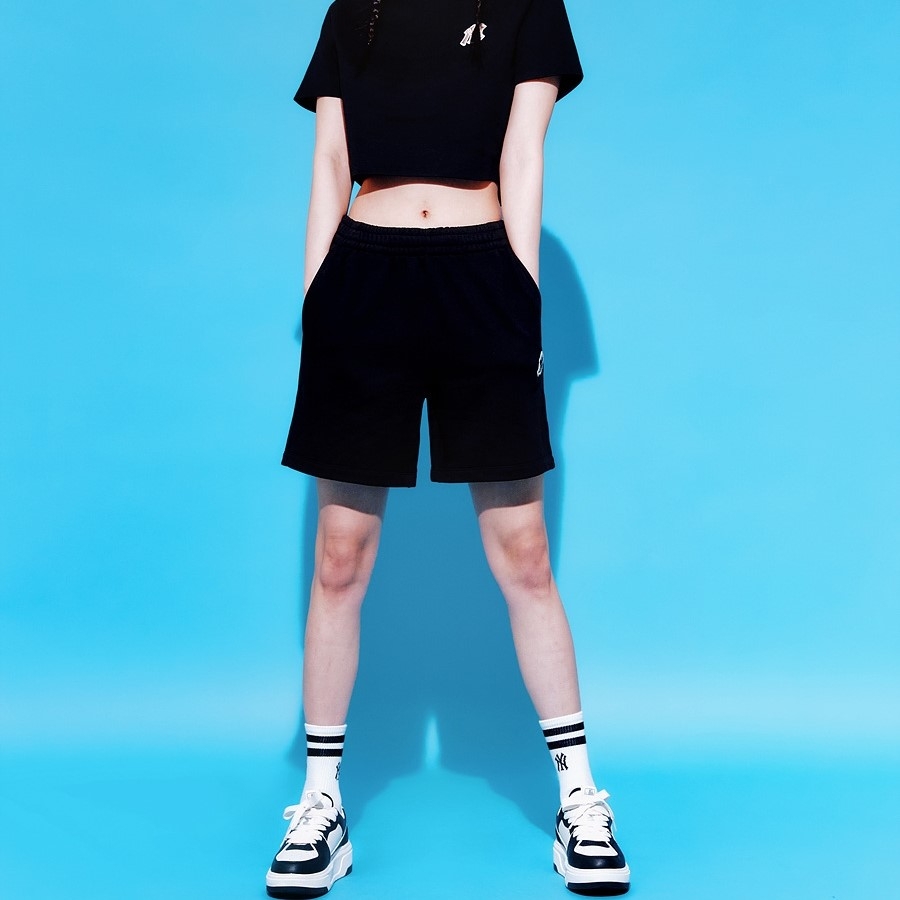 Quần Shorts MLB Basic Small Logo 5 New York Yankees Black