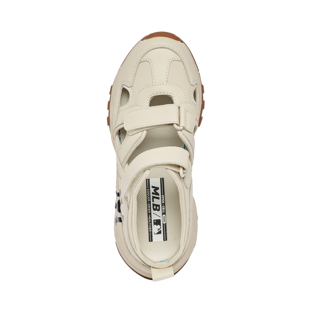 Sandals MLB Big Ball Chunky Mask New York Yankees Cream